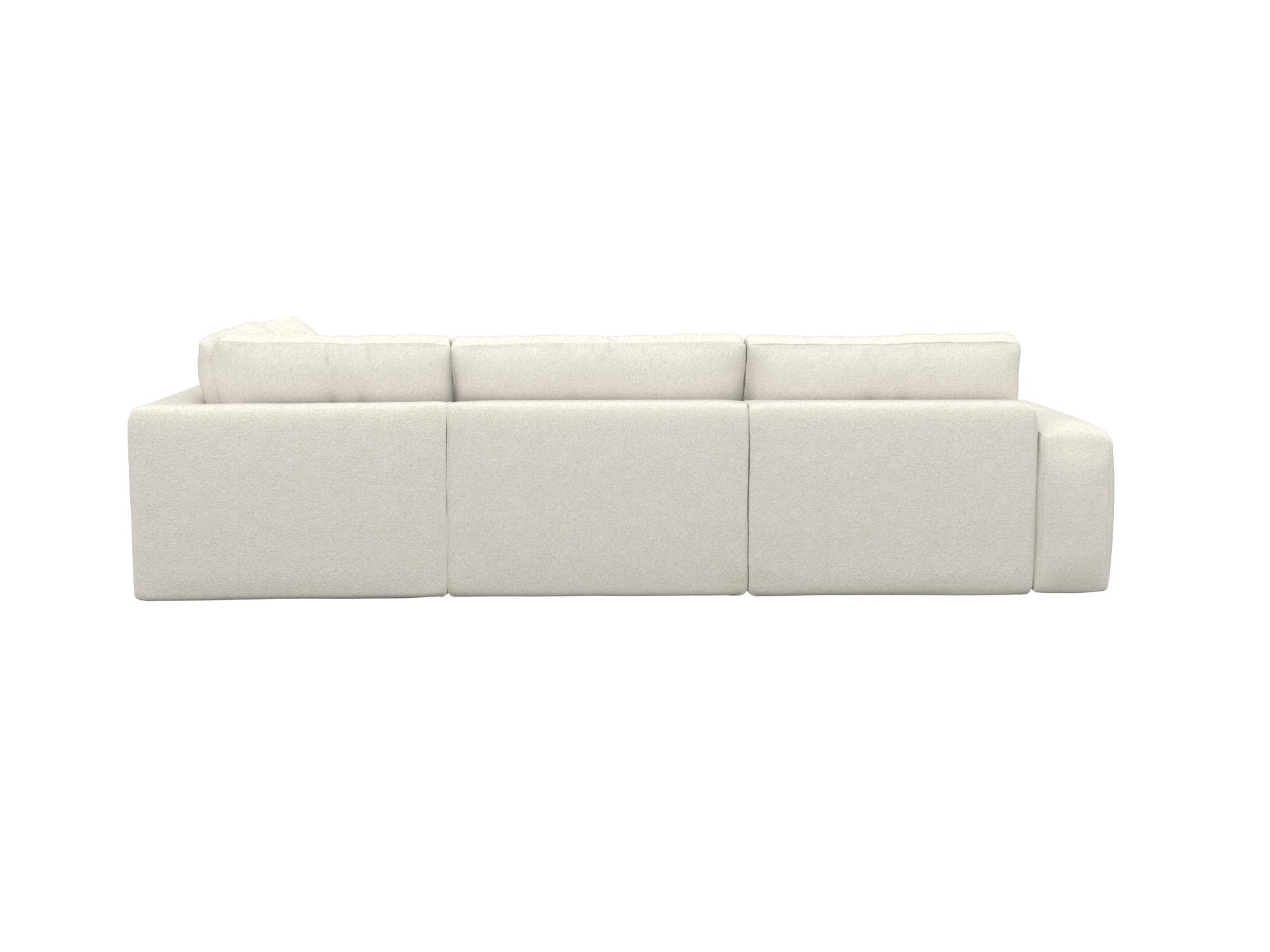 Buy River Boucle Ivory Modular Sofa RAF - 4 Piece - James Lane Australia