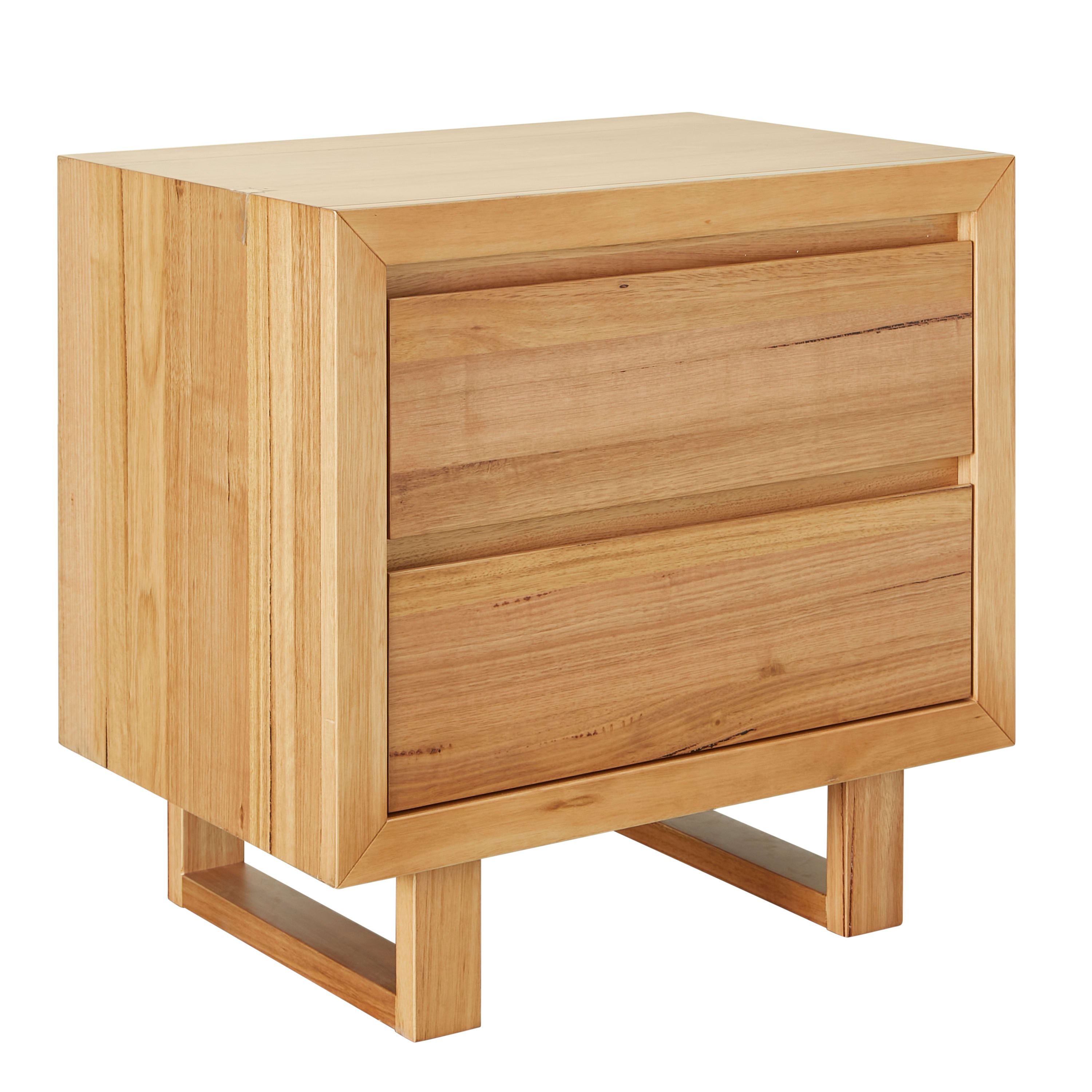 Shop Clemence Bedside Table - 2 Drawer at Sleeping Giant Australia
