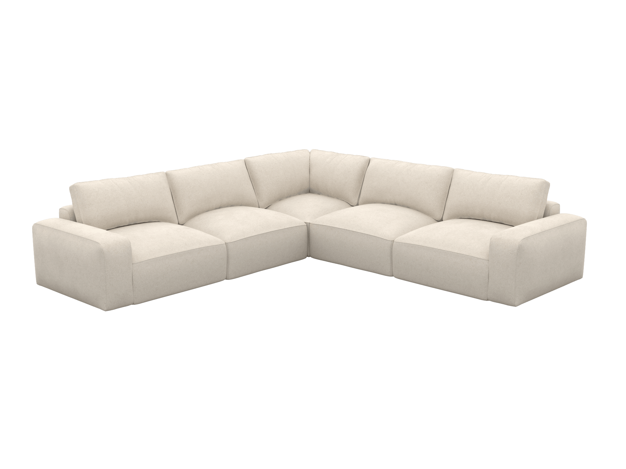 Buy River Muse Flax Modular Corner Sofa - 5 Piece - James Lane Australia