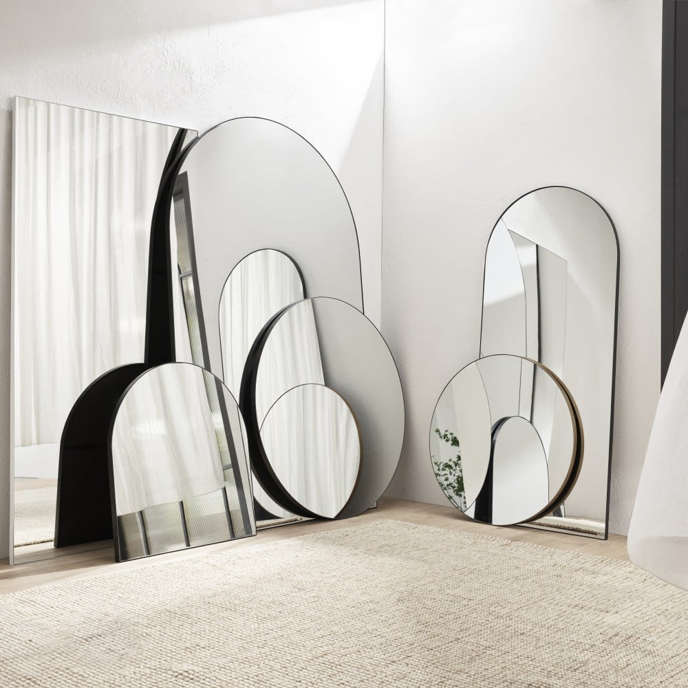 Shop Mansour Arched Floor Mirror Black - 80cm x 180cm at Sleeping Giant  Australia