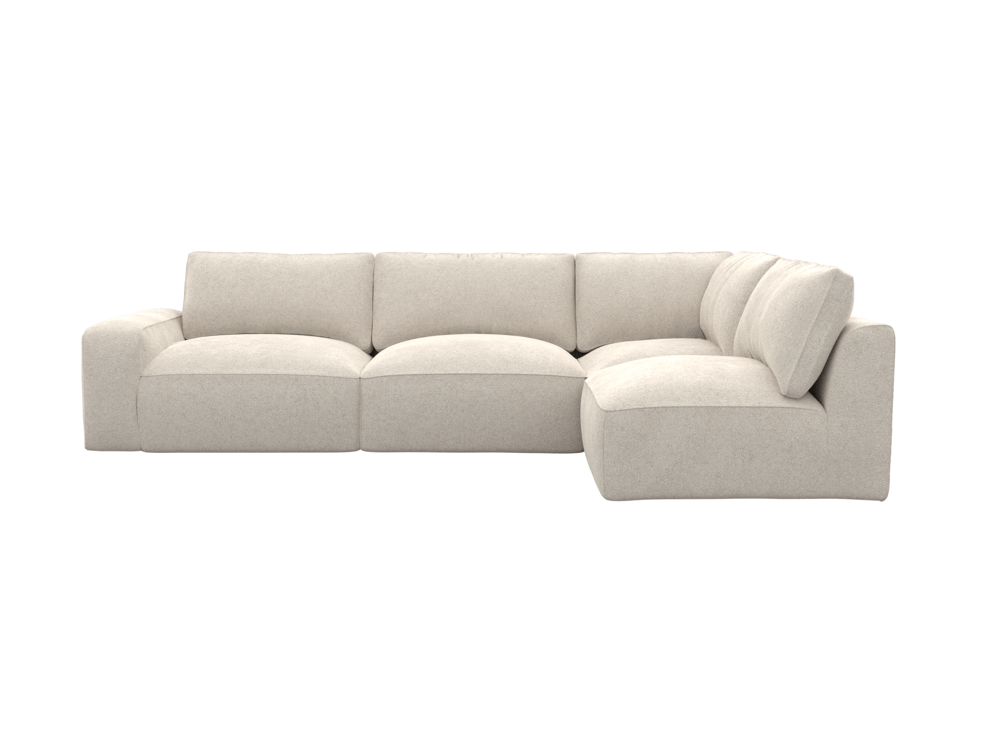Buy River Avon Mineral Modular Sofa RAF - 4 Piece - James Lane Australia