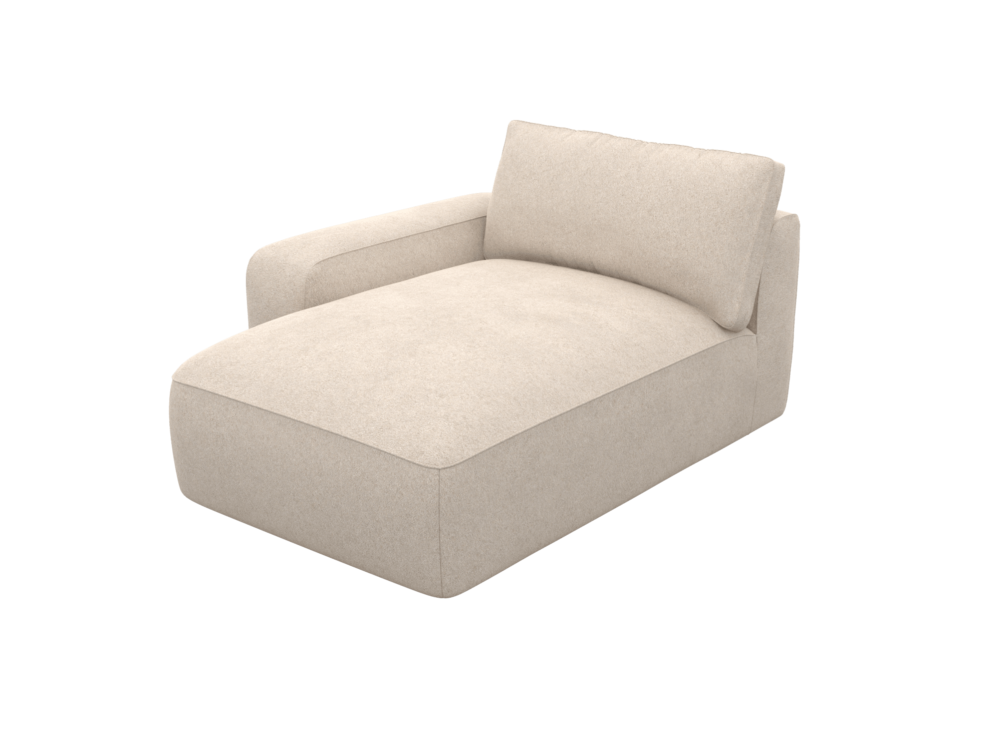 Buy River Avon Taupe Sofa Module Chaise LAF - James Lane Australia