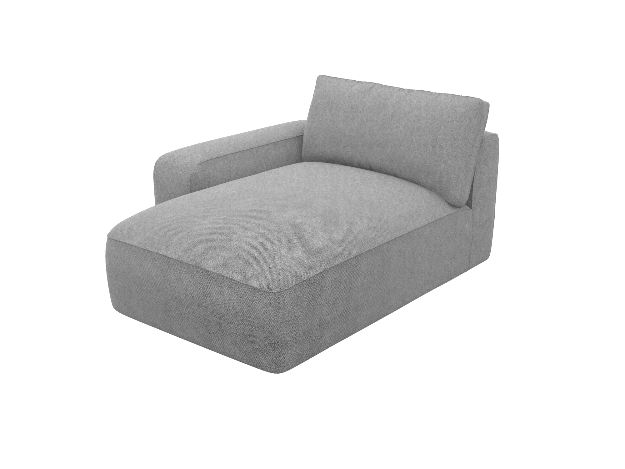 Buy River California slate Sofa Module Chaise LAF - James Lane Australia
