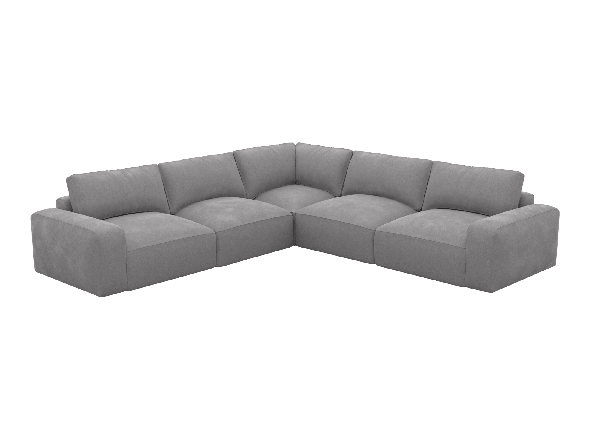 Buy River View Steel Modular Corner Sofa - 5 Piece - James Lane Australia