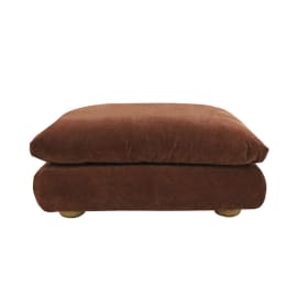 Tully Muse Rust Ottoman