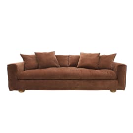 Tully Muse Rust Sofa - 3.5 Seater