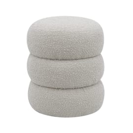 Bolo Boucle Pumice Ottoman