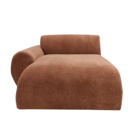 Malmo Muse Rust Chaise Left Arm Facing Sofa Module