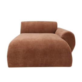 Malmo Muse Rust Chaise Right Arm Facing Sofa Module