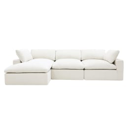 Chaise Sofa Left Facing - 3 Seater