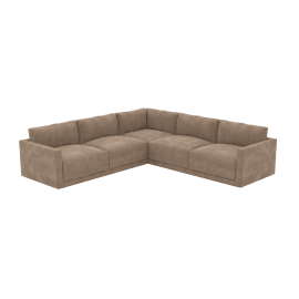 Haven Tribute Walnut 7 Seater Corner Sofa