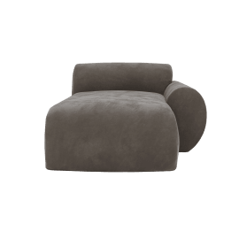 Malmo Muse Mink Chaise Right Arm Facing Sofa Module