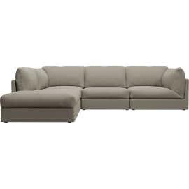 Finley Plaza Natural Modular Sofa - 5 Seater LAF Terminal