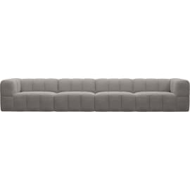 Lucello Boucle Pumice Modular Sofa - 4 Piece