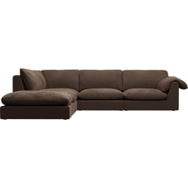 Ludlow Muse Chocolate Sofa - 5 Seater LAF Terminal