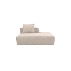 Riley Boucle Pumice Terminal Right Sofa Module