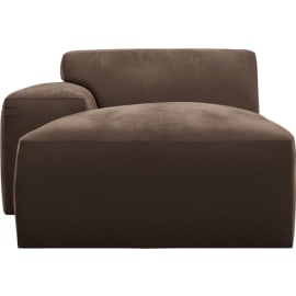 Copenhagen Muse Chocolate Left Arm Facing Chaise Module