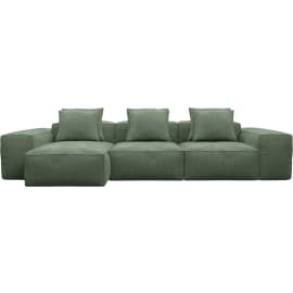 Riley Tribute Dark Jade Modular Sofa - 3 Seater Chaise