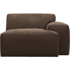 Copenhagen Muse Chocolate Right Arm Facing Sofa Module