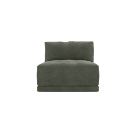 Haven Tribute Dark Jade 1 Seater Armless Sofa Module