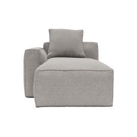 Riley Apt Boucle Pumice Chaise Left Arm Facing Sofa Module