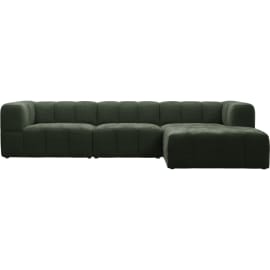 Lucello Muse Forest Modular Sofa with Ottoman - 4 Piece
