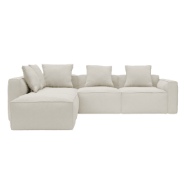 Riley Apt Toorak Pearl Sofa - 5 Seater LAF Terminal