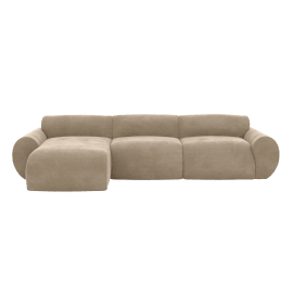 Chaise Sofa Left Facing - 3 Seater