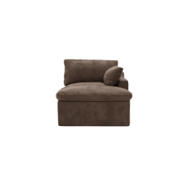 Retreat Muse Chocolate Chaise Sofa Right Arm Facing Module