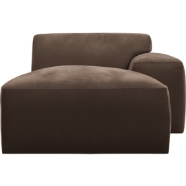 Copenhagen Muse Chocolate Right Arm Facing Chaise Module