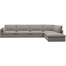 Willow Boucle Pumice Modular Sofa - 6 Seater RAF Terminal