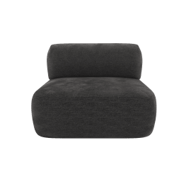 Beckett California Charcoal Sofa Module Armless