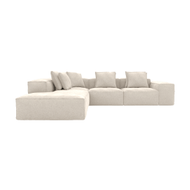 Riley Avon Mineral 5 Seater Terminal Left Corner Modular Sofa
