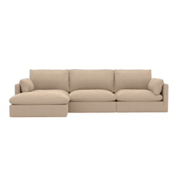 Modular Chaise Sofa Left Facing - 3 Seater