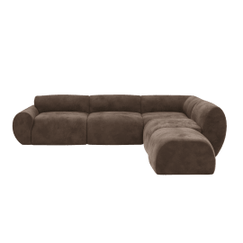 Malmo Muse Chocolate Sofa - 5 Seater RAF Terminal