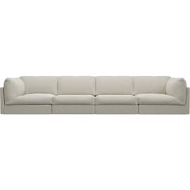 Finley Boucle Ivory Modular Sofa - 4 Seater