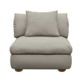 Tully Plaza Natural Armless Sofa Chair Module