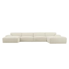 Copenhagen Alpine Mist Sofa - 5 seater U Shaped Modular with LAF Chaise