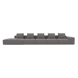 Riley Tribute Storm 6 Seater Terminal Left Modular Sofa