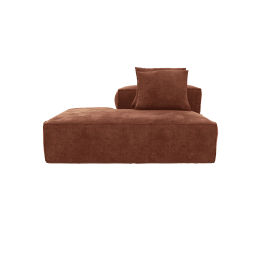 Riley Muse Rust Terminal Left Sofa Module