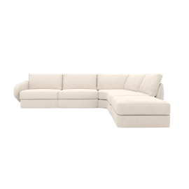 Esme View Cream Sofa - 5 Seater RAF Terminal