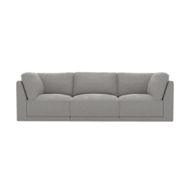 Emily Modular Sofa Toorak Pebble - 3 Piece