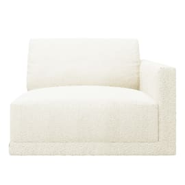 Haven Boucle Ivory Right Arm Facing Chair Module