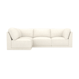 Emily Modular Sofa Boucle Ivory - 4 Piece