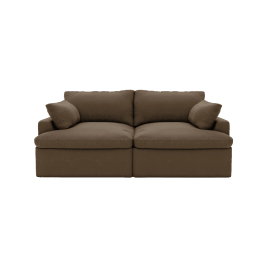 Retreat Blaze Mocha Modular Sofa - 2 Piece