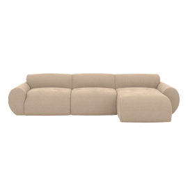 Chaise Sofa Right Facing - 3 Seater