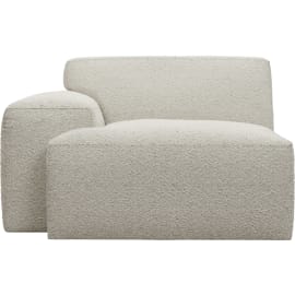 Copenhagen Boucle Ivory Left Arm Facing Sofa Module