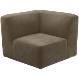 Copenhagen Tribute Walnut Square Corner Chair Sofa Module