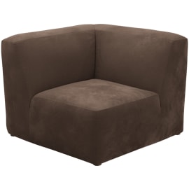 Copenhagen Muse Chocolate Square Corner Chair Sofa Module