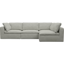 Cloud Deep Toorak Pebble Modular Sofa - 4 Piece
